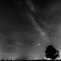 Werner Schad - Astrofotografie - Milchstraße bei Bronnen
